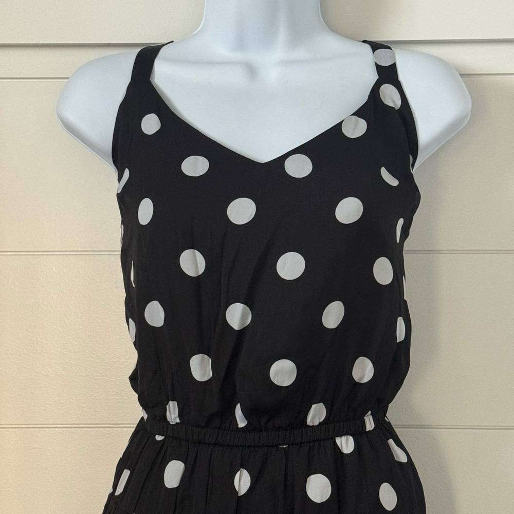 A New Day Black Polka Dot Dress, Women’s L - Picture 2 of 6